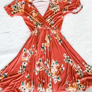 A line dress non maternity dress.